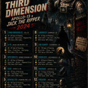 Third Dimension 2024 menu